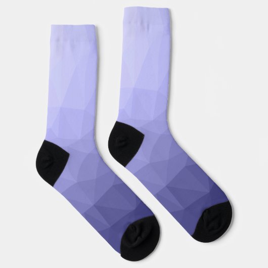 Lila violettes Maschenmuster Socken (Rechts)