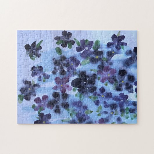 Lila Violettpuzzle Puzzle (Horizontal)