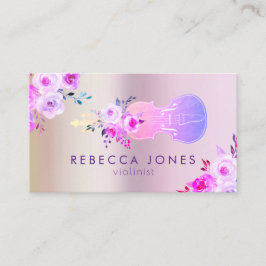 lila Violine-Visitenkarte Visitenkarte