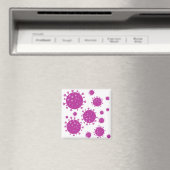 Lila Viruspartikel Magnet (In Situ (Geschirrspüler))