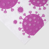 Lila Viruspartikel Seidenpapier (Ausschnitt)
