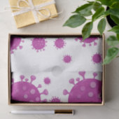 Lila Viruspartikel Seidenpapier (Geschenk)
