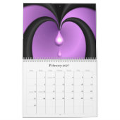 Lila Visionen Kalender (Feb 2027)