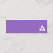 Lila Visitenkarte (Rückseite)