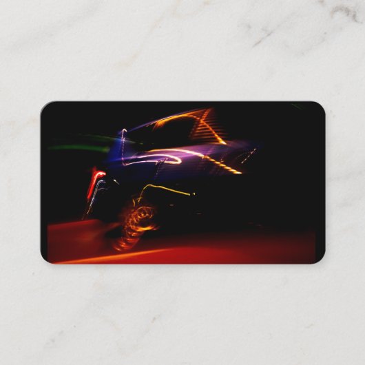 lila Visitenkarte (Vorderseite)