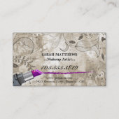 Lila Visitenkarte (Rückseite)