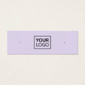 Lila Visitenkarte für soziale Medien (Vorderseite)