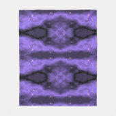 Lila Vlies-Decke. Fleecedecke (Vorderseite)