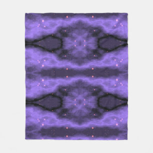 Lila Vlies-Decke. Fleecedecke