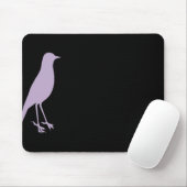Lila Vogel Mousepad (Mit Mouse)