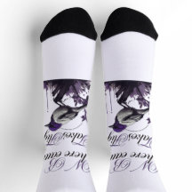 Lila Vogel und Pflanze | Stille Kunst