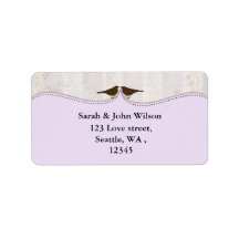 lila Vogelkäfig, Liebesvögel Rücksendeadressen-Auf