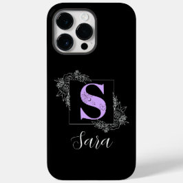 Lila Vollblutschmetterlingscreme - Letter S Case-Mate iPhone 14 Pro Max Hülle