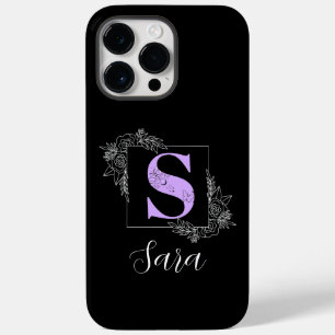 Lila Vollblutschmetterlingscreme - Letter S Case-Mate iPhone 14 Pro Max Hülle