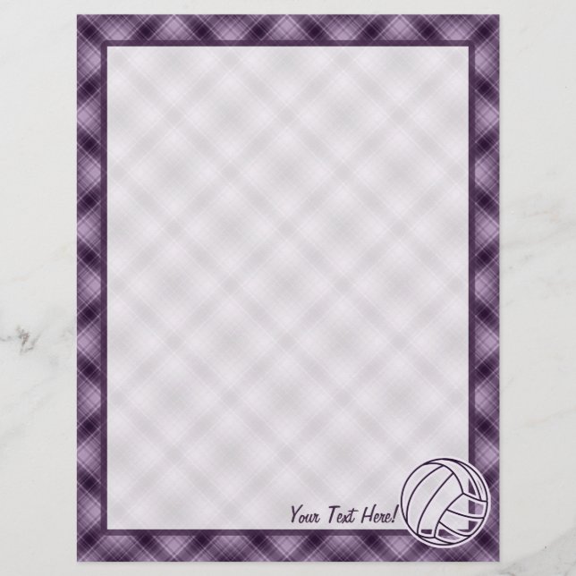 Lila Volleyball (Vorderseite)