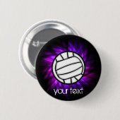 Lila Volleyball Button (Vorne & Hinten)