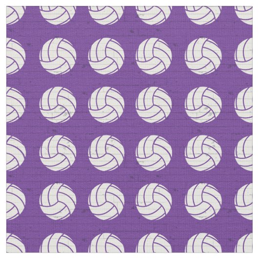 Lila Volleyball-Holzfußboden Gemustert Stoff (Nahaufnahme)