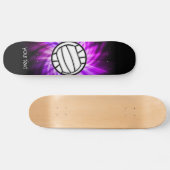 Lila Volleyball Skateboard (Horizontal)