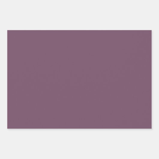 Lila (Vollfarbe)  Geschenkpapier Set (Vorderseite 2)