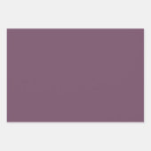 Lila (Vollfarbe)  Geschenkpapier Set (Vorderseite)