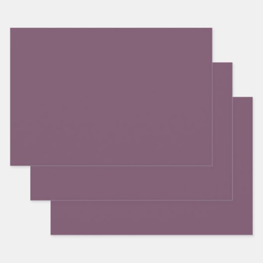 Lila (Vollfarbe)  Geschenkpapier Set (Set)