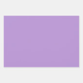 Lila (Vollfarbe)  Geschenkpapier Set (Vorderseite 3)