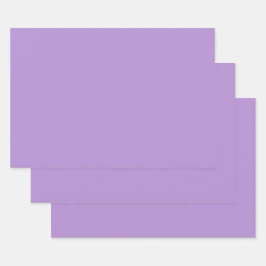 Lila (Vollfarbe)  Geschenkpapier Set (Set)