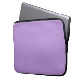 Lila (Vollfarbe) Laptopschutzhülle (Vorderseite Links)