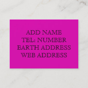 Lila Vollfarbenkarte Visitenkarte
