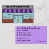 Lila vollständig kundengerechte visitenkarte (Vorne/Hinten)