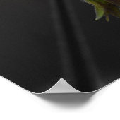 Lila Vormittagsruhm Blume Poster (Ecke)