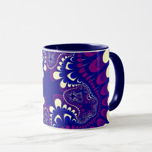 Lila Vormittagsruhm Blume Tasse