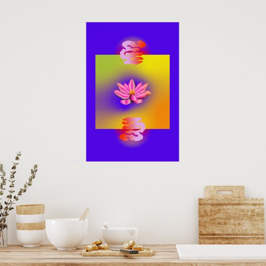 Lila Vororte Poster (Küche)