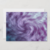 Lila Vortex-Einladung Einladung (Vorderseite)