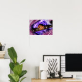 Lila Vortex Guitar Grip Poster (Heimbüro)