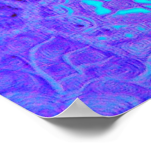 Lila Vortex Maze Poster (Ecke)