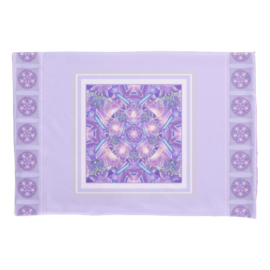 Lila W1-Abdeckung Kissenbezug (Vorderseite)