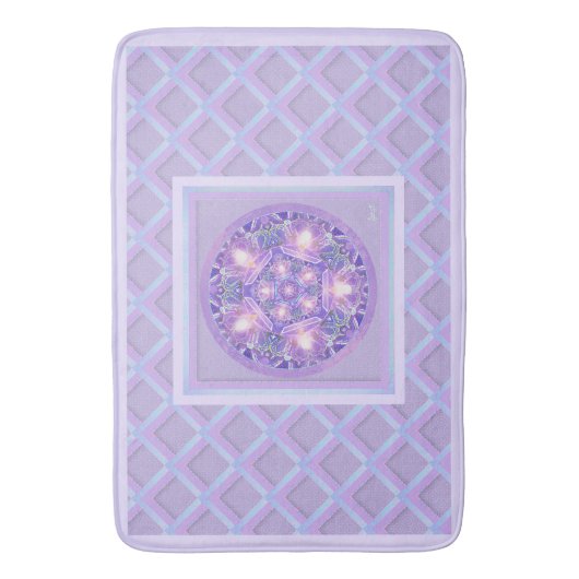 Lila W1 Badematte (Vorderseite Vertikal)