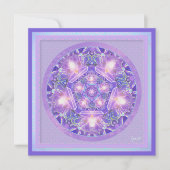 Lila W1-Blindkarte Karte (Vorderseite)