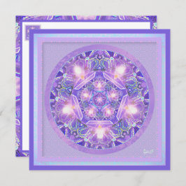 Lila W1-Blindkarte Karte