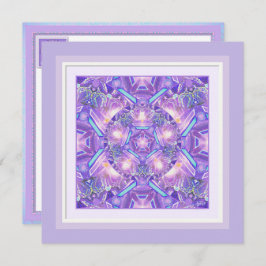 Lila W1-Blindkarte Karte