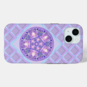 Lila W1 Case-Mate iPhone Hülle (Rückseite (Horizontal))