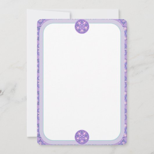 Lila W1 Dankeskarte (Rückseite)