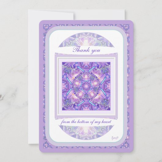 Lila W1 Dankeskarte (Vorderseite)
