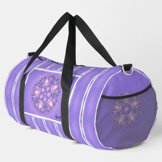 Lila W1 Duffle Bag (Rechte Ecke)