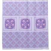 Lila W1 Duschvorhang (Vorderseite)