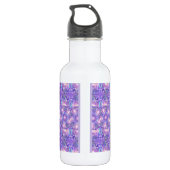 Lila W1 Edelstahlflasche (Rückseite)