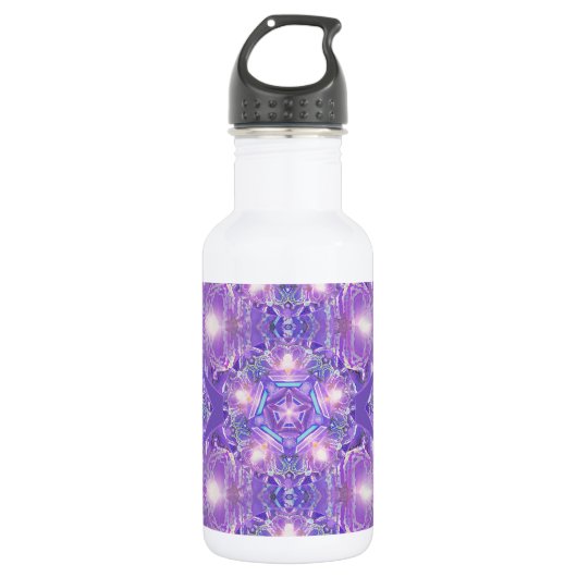 Lila W1 Edelstahlflasche (Vorderseite)