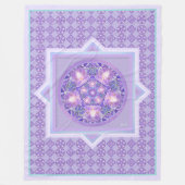 Lila W1 Fleecedecke (Vorderseite)