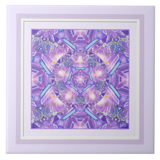 Lila W1 Fliese (Vorderseite)